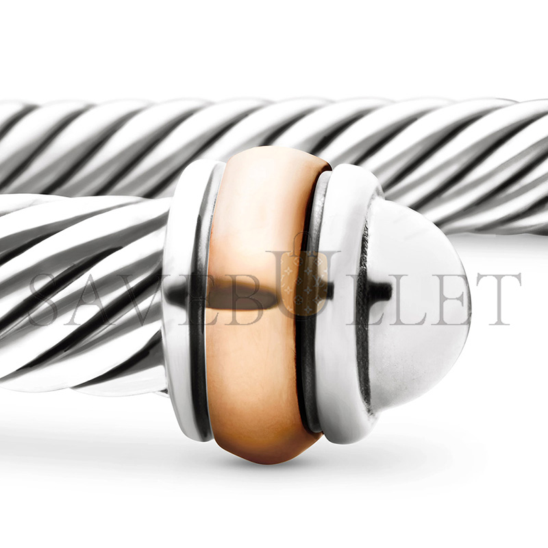 dau1d Yvrm*n classic cable bracelet b11278 sr
